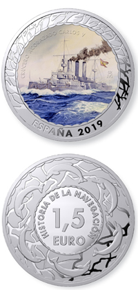 Imagen de la moneda Crucero Carlos V