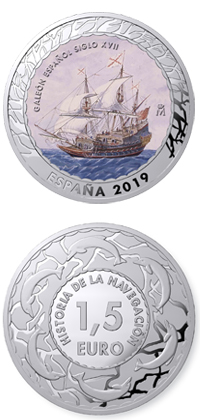 Imagen de la moneda Galeón español