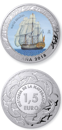 Imagen de la moneda Navío Español